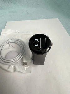 Google Pixel Watch 1st Gen 41mm GPS Polished Silver Stainless Steel - Photo 1 sur 6