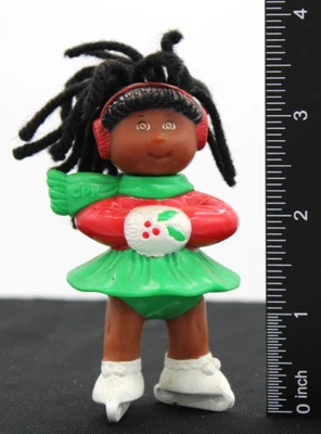 McDonald's 1992 Cabbage Patch Kids CPK AA Christmas Fun on Ice 4" Figure Skater - Image 1 of 4