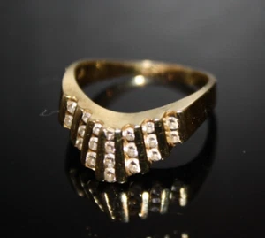 Ring 18 ct Brilliantring 20 Brillianten zus. 0,50 ct Wesselton/Si Goldring GG750 - Bild 1 von 9