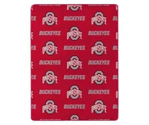 Ohio State Buckeyes Silk Touch Throw Blankets 50" x 60" Official Product - Picture 1 of 3