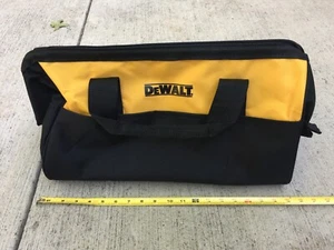 Genuine DeWALT 19" x 11" x 10" Heavy Duty Contractor Tool Bag w/ 10 Pockets -NEW - Picture 1 of 3