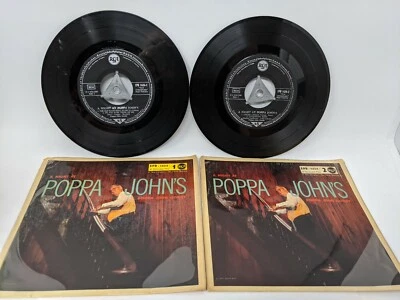 A Night At Poppa John's, Poppa John Gordy 45 EP 7" Records Vol 1 & 2 EPB-1424  - Image 1 of 4