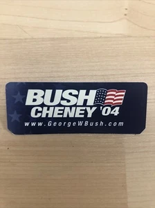 Bush Cheney '04 Charter Member Pin 3 3/8" x1 1/4" - Picture 1 of 5