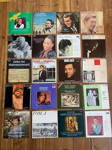 VOKAL LIEDER CHÖRE OPER KLASSIK CLASSIC 22x LP Schallplatten Sammlung Collection - Picture 1 of 18