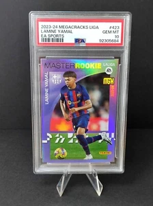 2022-24 Panini Megacracks La Liga EA Sports Lamine Yamal #423 Rookie PSA 10 - Imagen 1 de 3