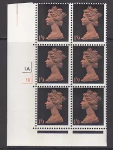 Pre-decimal Machin 1/9 GA 2B Head A Perf A Cylinder 1A1B Dull Orange - MNH - Picture 1 of 1