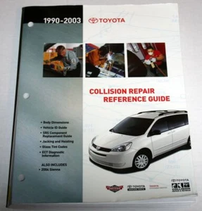 1990-2003 Toyota Collision Repair Reference Guide (Also Includes 2004 Sienna) - Imagen 1 de 1