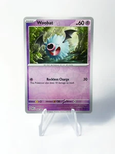 Pokémon TCG Woobat 032/091 - Reverse Holo - Paldean Fates - Picture 1 of 2