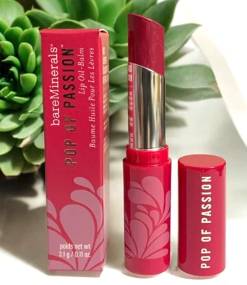 Bálsamo labial Bareminerals Pop of Passion Hydta-oil PLUMBERRY POP 3,1 g / 0,11 oz Foto 1 de 2