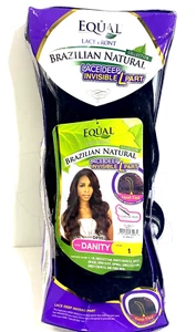 Freetress Equal Synthetic Hair Lace Deep Invisible L Part Lace Front Wig-DANITY - Picture 1 of 8