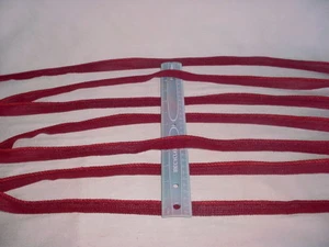 18-5/8Y PHOENIX TRIM 50278-0040 BERRY RED CORD DRAPERY UPHOLSTERY TRIM - Picture 1 of 3