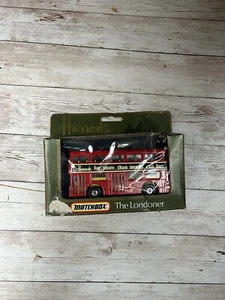 Matchbox Lesney Super Kings K15 The Londoner Bus red Harrods. Lesney England - Picture 1 of 4