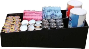 HAITIAN Black Paper Cup Holder | 7 Compartments, 4mm ABS Plastic - Picture 1 of 5