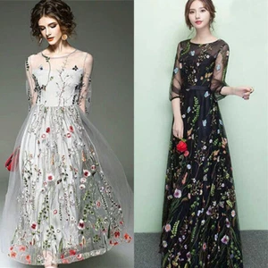 51" Embroidery Floral Lace Fabric 0.5Y 8 Colours Bridal Dress Corded Lace Fabric - Bild 1 von 21