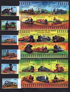 Guinea - Locomotives Trains - stamps perf. MNH** - Scott CV.90 $ - Good Price ! - Picture 1 of 1