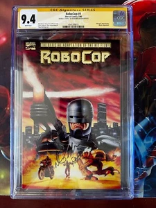Robocop #1 CGC 9.4 Signed "Robo" By Peter Weller Marvel - Picture 1 of 3