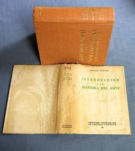 INTRODUCCION A LA HISTORIA DEL ARTE BY ARNOLD HAUSER 1961 HC/DJ - Picture 1 of 6