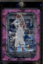 2023-24 Panini Prizm Draft Picks Prizms Purple Ice #2 Victor Wembanyama RC /149