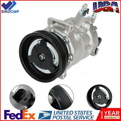 Compresor de aire acondicionado CO 4574JC apto para Volkswagen Jetta 2005 2006 2007-2014 2,5 L l5 Foto 1 de 4