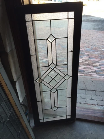 Sg 620 Antique Textured And Beveled Glass Transom Window Cover