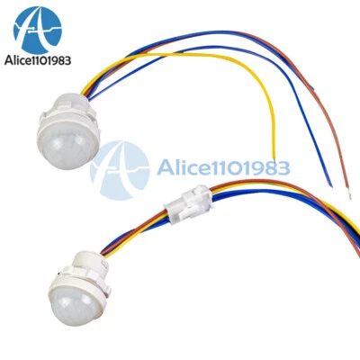 Sensor de Movimiento Infrarrojo LED PIR 110V 220V Detección Sensor Automático Interruptor de Luz Lámpara - Imagen 1 de 4