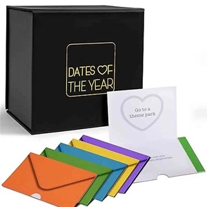 A Year Of Dates - 52 Week of Dates Box of Date Night Ideas for Couples Gift HOT - Picture 1 of 7