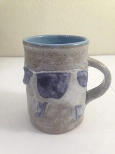 Studio Art Pottery Holstein-Friersian Dairy Cow Country Farm 3D Coffee Mug Cup - Picture 1 of 8