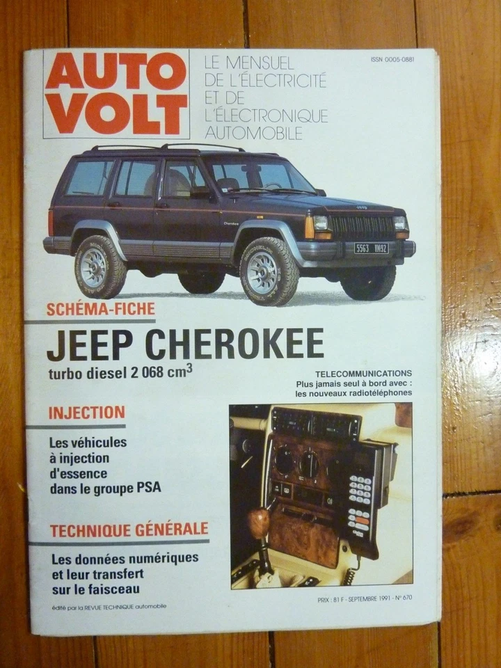 Cherokee TD Revue Technique Electronic Auto Volt Jeep - Photo 1/1