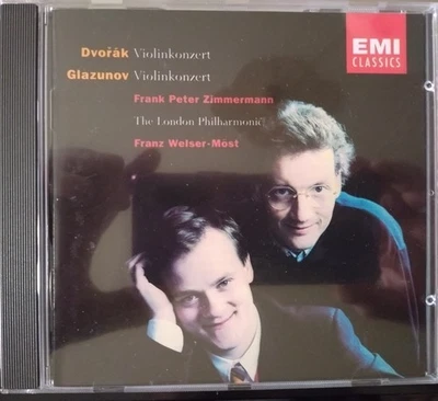 CD Dvorak Glazunov Violinkonzerte London Phil Welser-Möst Frank Peter Zimmermann - Bild 1 von 3