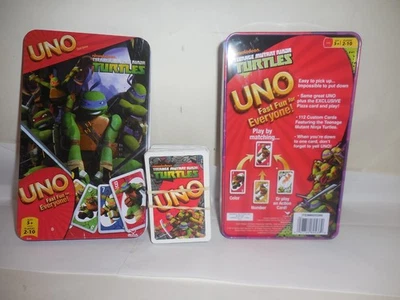UNO Teenage Mutant Ninja Turtles Card Game New Mattel 2013 Edition TMNT Collect - Image 1 of 3