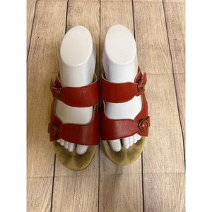 Dansko Red Leather Strappy Heel Sandal Women's Size 40 - Bild 1 von 6