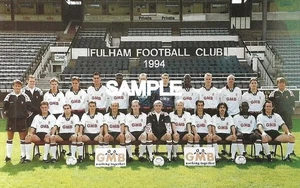 Fulham FC 1994 Team Photo - Picture 1 of 1