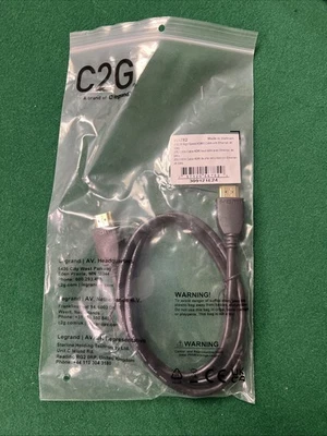 'Hundred-fifty (150) - C2G 3ft High Speed HDMI Cable w/ Ethernet for 4k Devices - Image 1 of 2