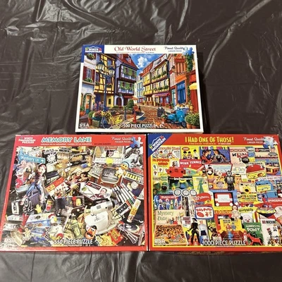 White Mountain Puzzle Lot Of 3 - Image 1 of 4