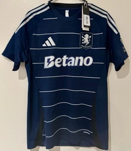 New Original Adidas Aston Villa 2024/25 Soccer Jersey Size: Men’s Medium - Picture 1 of 5