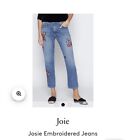 Joie Josie Flower patch Jeans Size 25