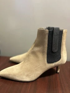 Brunello Cucinelli Suede Ankle Chelsea Boots 7.5 - Picture 1 of 11