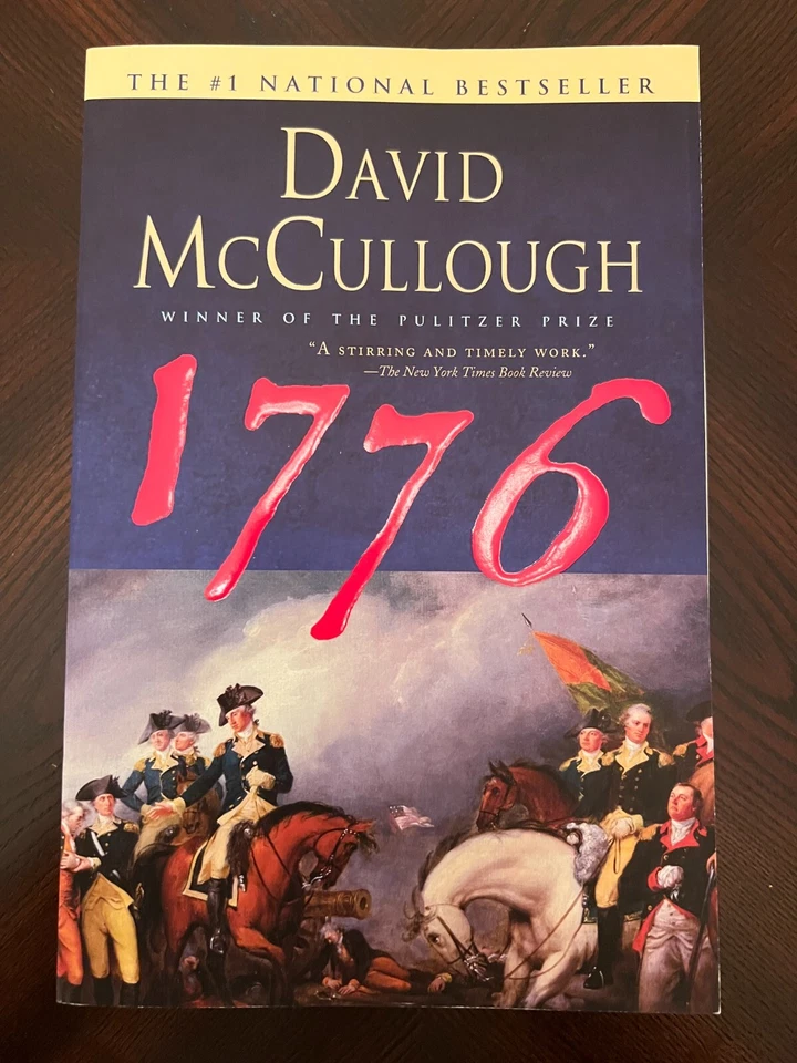 1776 by David McCullough Paperback Book American History Nonfiction Revolution - Image 1 of 2