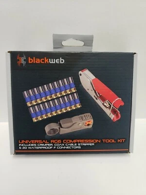 Punzonadora Blackweb Universal RG6 Quadshield Foto 1 de 3