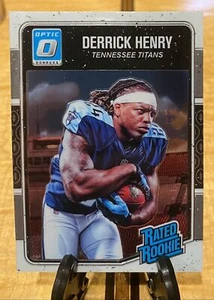 2016 Donruss Optic Rated Rookie #165 Derrick Henry Tennessee Titans RC - Picture 1 of 2
