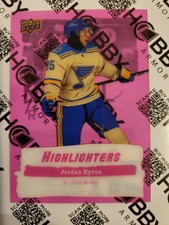2022-23 Upper Deck Series 2 - Highlighters Pink HL-21 Jordan Kyrou