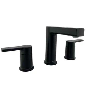 Grifo de baño amplio Moen 84629BL Rinza 2H con válvula 9000 - negro mate LEER - Imagen 1 de 24