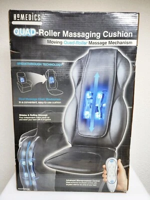 Homedics четырехроликовая массажная подушка механизм сообщений QRM-400 - Изображение 1 из 4
