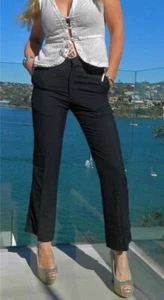 VINTAGE Suave 1960s Original Formal Evening Handsome Tuxedo Dinner Pants - Bild 1 von 2