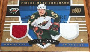2008-09 Upper Deck Trilogy Honorary Swatches Pierre-Marc Bouchard HS-PM