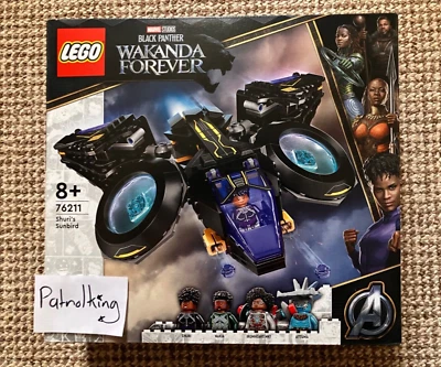 LEGO 76211 Shuri's Sunbird Black Panther Brand New Sealed Set Marvel Attuma - Image 1 of 4