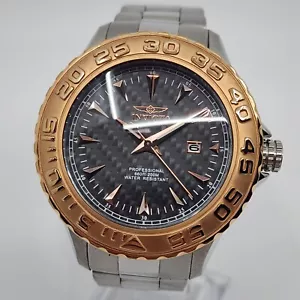 Invicta Pro Diver Black Carbon Fiber Dial Stainless Steel Men's Watch 12557 - Picture 1 of 9