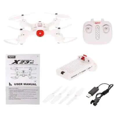 Syma X23 4 Channel 6 Axis 360 Remote Control Quadcopter Drone Lights Headless - Image 1 of 4