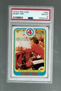 1978-79 OPC. Special Collector's card. Bobby Orr #300 PSA 8 centered - Bild 1 von 2