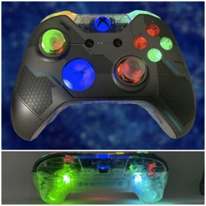 Controlador Microsoft Xbox One Halo 5 RARO DEADSTOCK - con LED personalizados - gran REGALO - Imagen 1 de 9